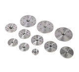 VINWOX 6" Wood Lathe Steel Faceplate, 1”x8TPI Spindle Thread Woodworking Machine Chuck Face Plate VINWOX