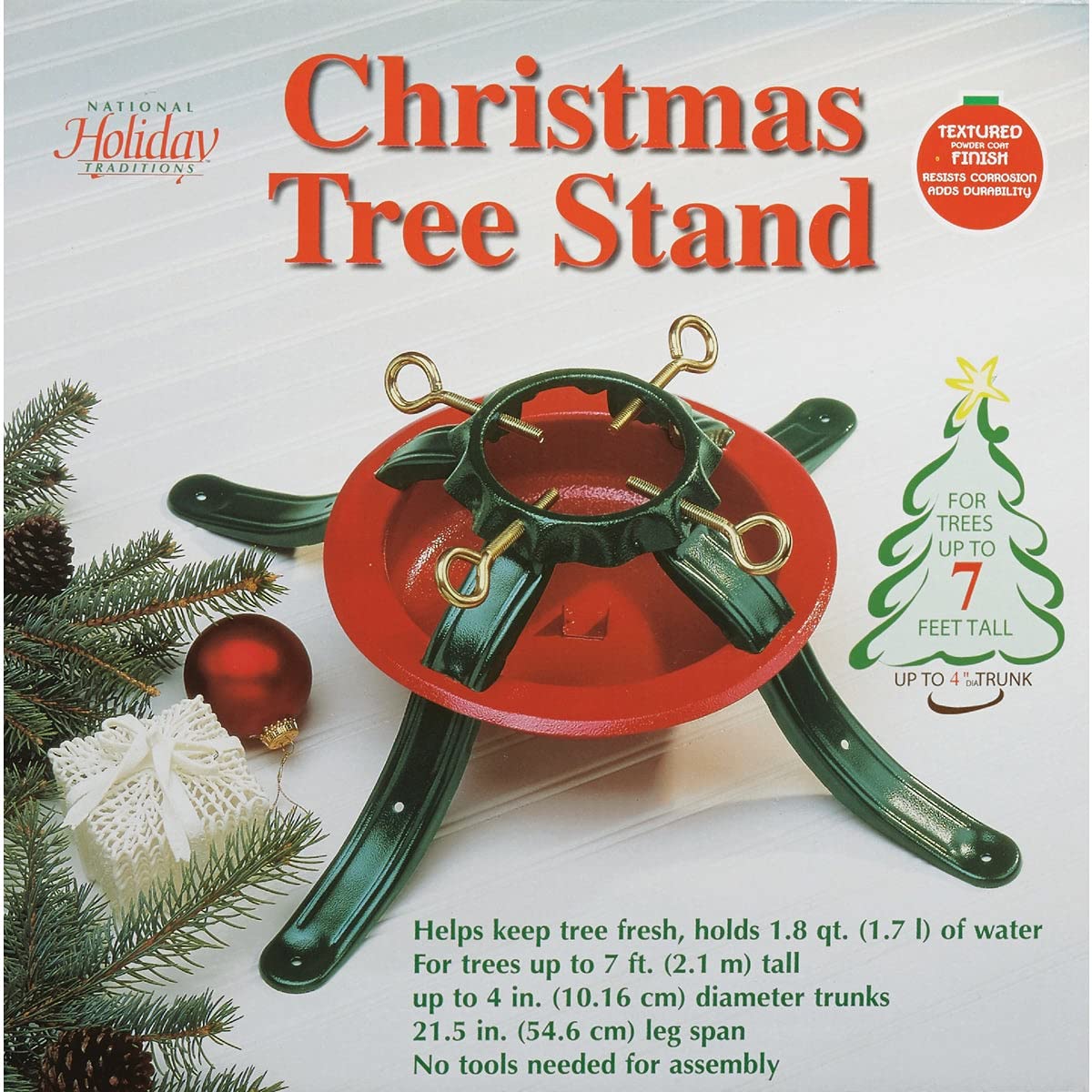 National Holiday 7' Steel Tree Stand National Holiday