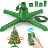 DG-Direct (2024 Upgrade) Rotating Christmas Tree Stand with Remote Control, Stable 360 Revolving Tree Base Stand, Up to 7.5ft 90lb. Adjustable Christmas Tree Holder for Xmas Tree, Artificial Tree DG-Direct