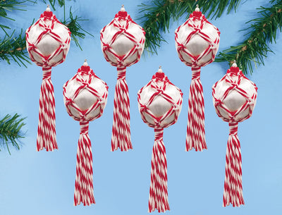 Design Works Crafts Candy Cane Macrame Ornament Kit