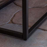 Christopher Knight Home Drew Outdoor Industrial Acacia Wood and Iron Bench, Teak and Black Christopher Knight Home