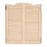 Swinging Doors, Saloon Doors, Pine Wood Swinging Doors, Wooden Saloon Doors, for Inside, Wall-Mounted, for House, Kitchen Hilberiazel