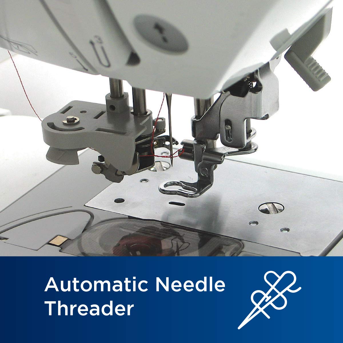 Brother PE535 Embroidery Machine, 80 Built-in Designs, 4" x 4" Hoop Area, Large 3.2" LCD Touchscreen, USB Port, 9 Font Styles Brother