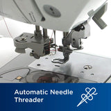 Brother PE535 Embroidery Machine, 80 Built-in Designs, 4" x 4" Hoop Area, Large 3.2" LCD Touchscreen, USB Port, 9 Font Styles Brother