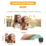 MecTo 10 Pack Custom Soundproof Panels, Personalized Sound Absorbing Wall Art, Customized Acoustic Panels, Self-Adhesive Acoustic Panels Home & Office Decor (78.7×39.3in) MecTo