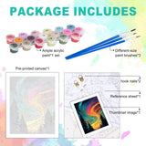 Paint by Numbers Kit for Adults - Aurora Adult Paint by Number Kits on Canvas for Beginner, Starry Night DIY Acrylic Oil Number Painting for Adults, Perfect for Home Decor Gift 16x20 Inch GEEHEIY