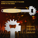 BBQ Grill Scraper, Stocking Stuffers for Men, Bristlefree Safe BBQ Scraper Fits Any Grilling Grate or Smoker Cleaning Tool and Kitchen Gadgets,Ideal Gifts for Christmas Men Dad Husband Fathers Day… XYK