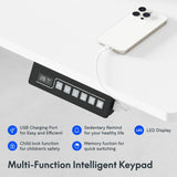 FLEXISPOT Electric Standing Desk 71 x 32 Inch Adjustable Height Desk Home Office Computer Workstation Sit Stand Desk, White Top + White Frame FLEXISPOT