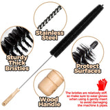 Holikme 2 Pack Dryer Vent Cleaner Kit Clothes Dryer Lint Brush Vent Trap Cleaner Home Essentials Long Flexible Vacuum Brush Holikme