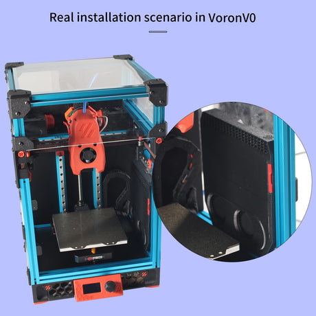 FYSETC 3D Printer Voron2.4 Filter: Nevermore Micro - V6 Activated Carboon Filters Not Include Printed Part with 5015 24V Blower Cooling Fans Hardware Screw Nut for Voron2.4 Switchwire Triden VoronV0 FYSETC