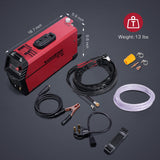 ARCCAPTAIN Plasma Cutter, [Large LED Display] 50Amps Cutter Machine with 110/220V Dual Voltage DC Inverter IGBT 1/2 Inch Clean Cut Post Flow and 2T/4T, for Beginners DIY ARCCAPTAIN