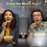 YONISEE Large Loveseat Recliner, Loveseat Recliner Sofa with Storage Console, Recliner Chair with USB Ports, 2 Cell Phone Holders, Cup Holder, Loveseat Couch for Living Room (Dark Gray) YONISEE