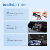 Valuetoner Remanufactured Ink Cartridge Replacement for Epson 410XL Ink Cartridges 5 Pack 410 T410XL for Expression XP-7100 XP-530 XP-630 XP640 XP-830 XP635 (Black, Cyan, Magenta, Yellow, Photo Black) Valuetoner