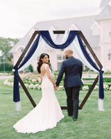 DearHouse Wooden Wedding Arch, 7.2FT Hexagon Wooden Arch for Wedding Wood Arch Wedding Arbor Backdrop Stand for Ceremony Rustic Wedding Birthday Parties Indoor Outdoor Garden Decor DearHouse