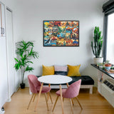 American National Parks Puzzle for Adults 1000 Pieces, PICKFORU Travel Poster Landscape Puzzle Scenery of Zion Yellowstone Yosemite with Animals, Scenic Jigsaw Puzzles for Adults Mountain Scene PICKFORU