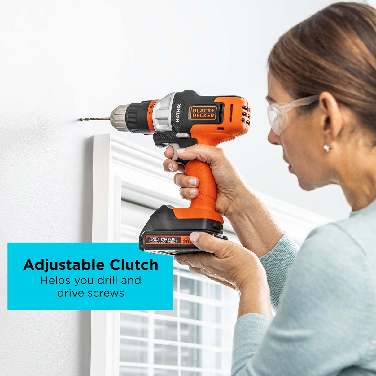 BLACK+DECKER BLACK+DECKER MATRIX 20V MAX* Drill Kit with Storage Case (BDCDMT120CSTFF) BLACK+DECKER