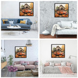 JFYHAB 5D Diamond Painting Kits for Adults Beginners,Fall Farm Diamond Art Kit,DIY Truck Full Drill Diamond Dot Gem Art Kits for Adults,Home Wall Decor 12 * 12 JFYHAB