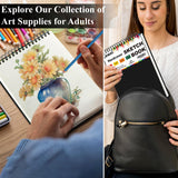 9" x 12" Sketch Book, Top Spiral Sketchbook, 100 Sheets Sketch Pad, (68 lb/100 GSM) Drawing Paper Pad, Drawing Notebook for Kids, Artist Sketchbook for Drawing, Illustration, Classroom Must Haves. Cewei