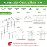 Tetutor Tall Garden Arch Trellis for Climbing Plants Outdoor,7 ft Arbor Large Arch Tunnel Trellis, Metal Cucumber Trellis, Plant Support Archway Garden Trellis for Vegetables Fruits Flowers Yard Tetutor