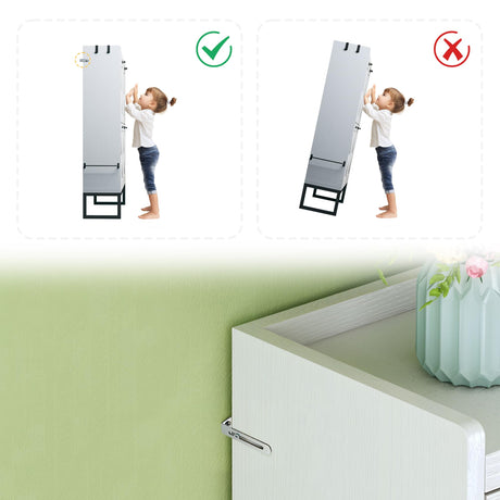 HUAHUU Shoe Cabinet with 4 Flip Drawers, Shoe Storage Cabinet with Mounted Rack & Adjustable Shelves, Shoe Cabinets Storage for Entryway, Hallway, Narrow Shoe Cabinet with Metal Legs, White HUAHUU