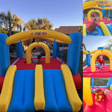 AKEYDIY Bounce House for Kids,13 x 12ft Obstacle Course Bounce House Jump 'n Slide for 3-12 yr Kids, Inflatable Bouncy House with Double Slides&Large Bounce Area - Bouncy Castle for Indoor/Backyard AKEYDIY