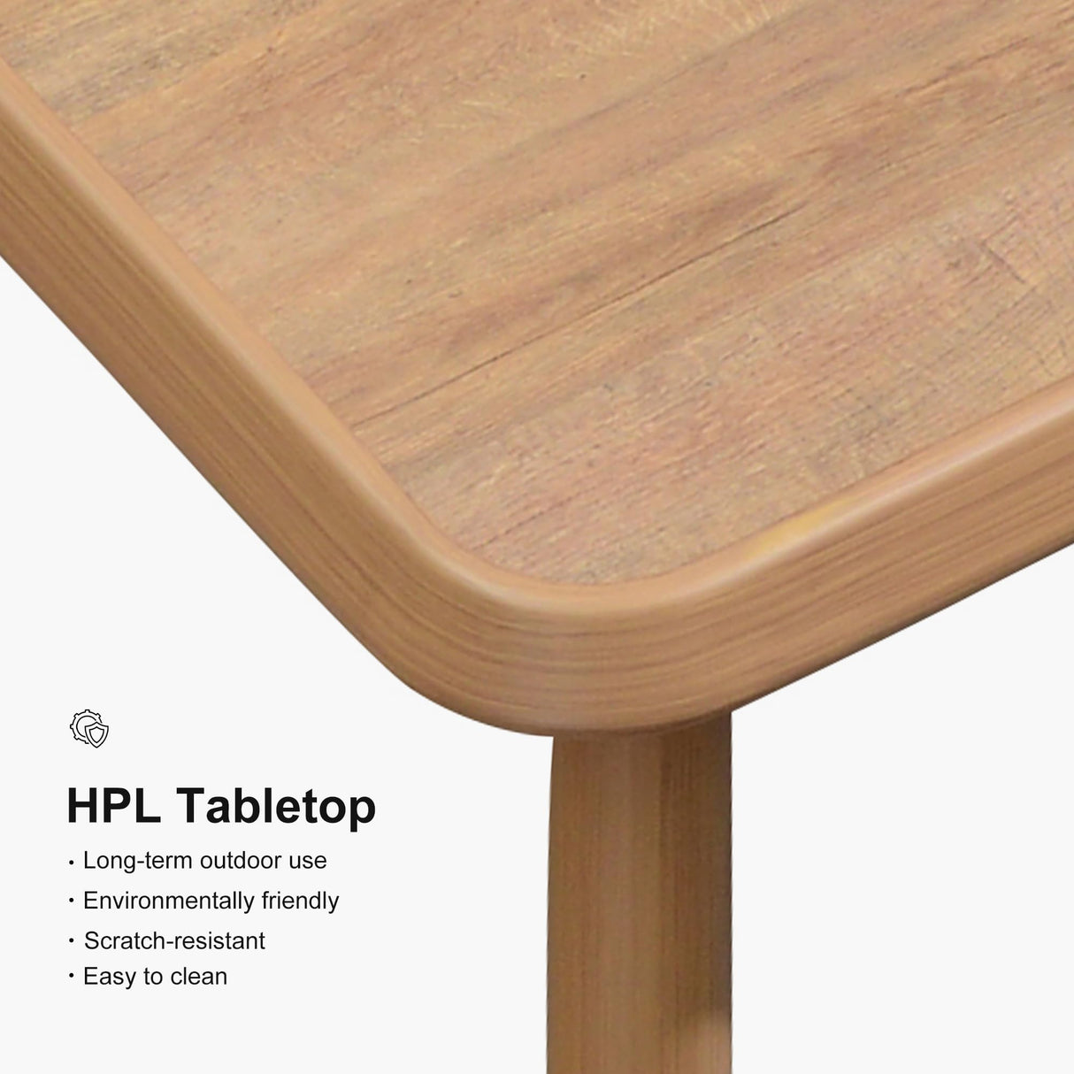 PURPLE LEAF 11 Pieces Outdoor Dining Set Patio Table and Chairs Set Aluminum Rattan Wicker Patio Furniture Set for Lawn Porch Deck Teak PURPLE LEAF