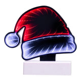 Northlight LED 3D Santa Hat Christmas Infinity Mirror - 6.5" Northlight