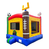 HeroKiddo Sports Commercial Grade Bounce House for Kids and Adults (with Blower), Basketball Hoop, Outdoor Indoor, Birthday Party, Rental Quality, Big Inflatable, All Seasons HERO KIDDO