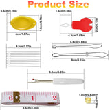 Needle Threaders Kit,29 Pcs Needle Threader Tool for Hand Sewing,Sewing Needle Threader for Embroidery Floss Include Seam Ripper,Embroidery Needles,Thimble,Scissors and Measuring Tape keepsweat