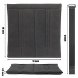 SANJHFF 4 Pcs Bunk Bed Ladder Pads,with 8 Adjustable Hook & Loop Straps,Bunk Bed Ladder Cover,Ladder Step Pads Loft Bed, Suitable for Safe and Comfortable Climbing,10x10 Inch (Ladder Not Included) SANJHFF