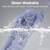 ELEGOO Water Washable 3D Printer Resin 2000g, Precise Printing Liquid Photopolymer Resin, Low Shrinkage 405nm Curing Resin for LCD 3D Printer, Grey ELEGOO