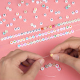 Pizooro Friendship Bracelet Kit, 28 Colors 5040 Pcs Clay Beads 1200 Pcs Letter Beads for Bracelets Making,4 Styles Round Alphabet Beads,Number Beads,Heart Beads & Pattern Beads,Jewelry Craft Kits Gift Pizooro