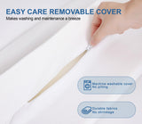 Vekkia Bed Bridge Twin to King Bed Converter Kit - 79in x 12in Split Twin to King Gap Filler for Adjustable Bed, Mattress Bed Connector with Washable Cover for Guests Stayovers (79in×12in) Vekkia