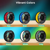 Comgrow ABS Filament 1.75mm, ABS 3D Printer Filament 1.75mm Heat Resistant 1kg ABS 3D Printing Filament 1.75mm, Strong and Durable, Dimensional Accuracy +/- 0.02mm Black Comgrow