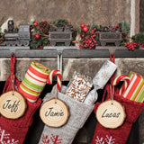 100 Pieces 2.4"-2.8" Natural Wooden Slices, Colovis Unfinished Wood Circles with Holes Tree Bark Round Log Discs DIY Crafts Hanging Ornaments (2.4"-2.8" 100Pcs, Natural) Colovis