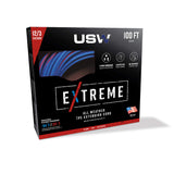US Wire 99100 12/3 100-Foot SJEOW TPE Extreme Weather Extension Cord Blue with Lighted Plug US Wire and Cable
