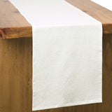 Letjolt White Table Runner 72 Inches Long Rustic Table Runner Cotton Table Runner Plain Table Runner Letjolt