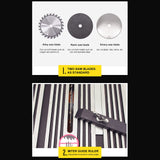 4 Inch Mini Table Saw, 90W Hobby Craft Saw Bench Top Cutting Miter Saw, 4500Rpm DIY Handmade Woodworking Metal Ceramic Glass Cutter with 3 Pieces CNCEST