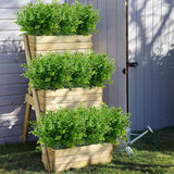 ArtBloom 8 Bundles Outdoor Artificial Boxwood UV Resistant Fake Stems Plants, Faux Plastic Greenery for Indoor Outside Hanging Plants Garden Porch Window Box Home Wedding Farmhouse Décor ArtBloom