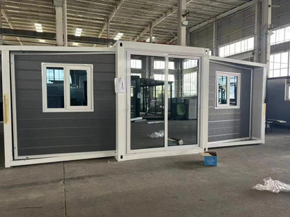 Prefabricated Mobile Tiny House, 15x20 ft, 2 Bedrooms, Bathroom, Kitchen for Guard House, Shop, Villa Hotel, Booth, Office Waterproof - WoodArtSupply