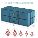 Hearth & Harbor Christmas Tree Storage Bag - Fit Upto 7.5 ft Holiday Trees - Extra Wide Christmas Tree Storage Box Container Made from Durable Oxoford 600D Waterproof Fabric with Handles & Dual Zipper Hearth & Harbor