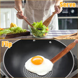 11 Inch Skinny Wooden Spurtle Blender Spatula Sourdough Mixer Bread Stirring Spatula Wood Utensil Tool Flat Stirring Stick Bread Spatula for Dough Cooking Spreading Baking Whisking Mixing Jar Scraping Qianyu