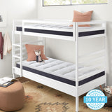 ONENICE 5 Inch Twin Mattress for Kids Adults Single Bed, Breathable Gel-Memory Foam Plus Pillowtop Mattress in a Box for Pressure Relief, CertiPUR-US Certified, Fiberglass-Free ONENICE