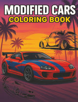 Modified Cars Coloring Book: A High-Octane Coloring Adventure for Car Lovers of All Ages | Large Print (Fast Cars Coloring Book) WoodArtSupply