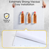 Coume 5 Pack Large Art Acoustic Panels Sound Absorbing 47x23.6x0.4 Inch Self Adhesive Sound Dampening Panels Noise Reduction Panels Decorative Sound Proof Wall Panels for Home Office Studio (White) Coume