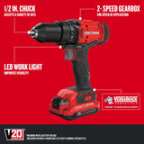 CRAFTSMAN V20 Cordless 6-Tool Power Tool Combo Kit with 2 Batteries and Charger (CMCK600D2) CRAFTSMAN