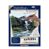 Royal & Langnickel Paint by Number Kit Artist Canvas Series 9"X12", Mountain Waterfall Royal & Langnickel