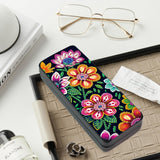 TDFERAN Diamond Painting Sunglasses Case 16x6.5cm Hard Shell Shockproof Sport Glasses Case Eyeglasses Holder Paint by Numbers Kit for Adults Sunglasses Case Reading Hard Glasses Cases Flowers TDFERAN