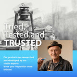 ROCOD Sketch Pencils for Kids and Adults Drawing, 26-Piece Profession Sketching Pencils, Drawing Pencil for Artists Beginner Sketching, Art Graphite Pencil 6B to 4H ROCOD