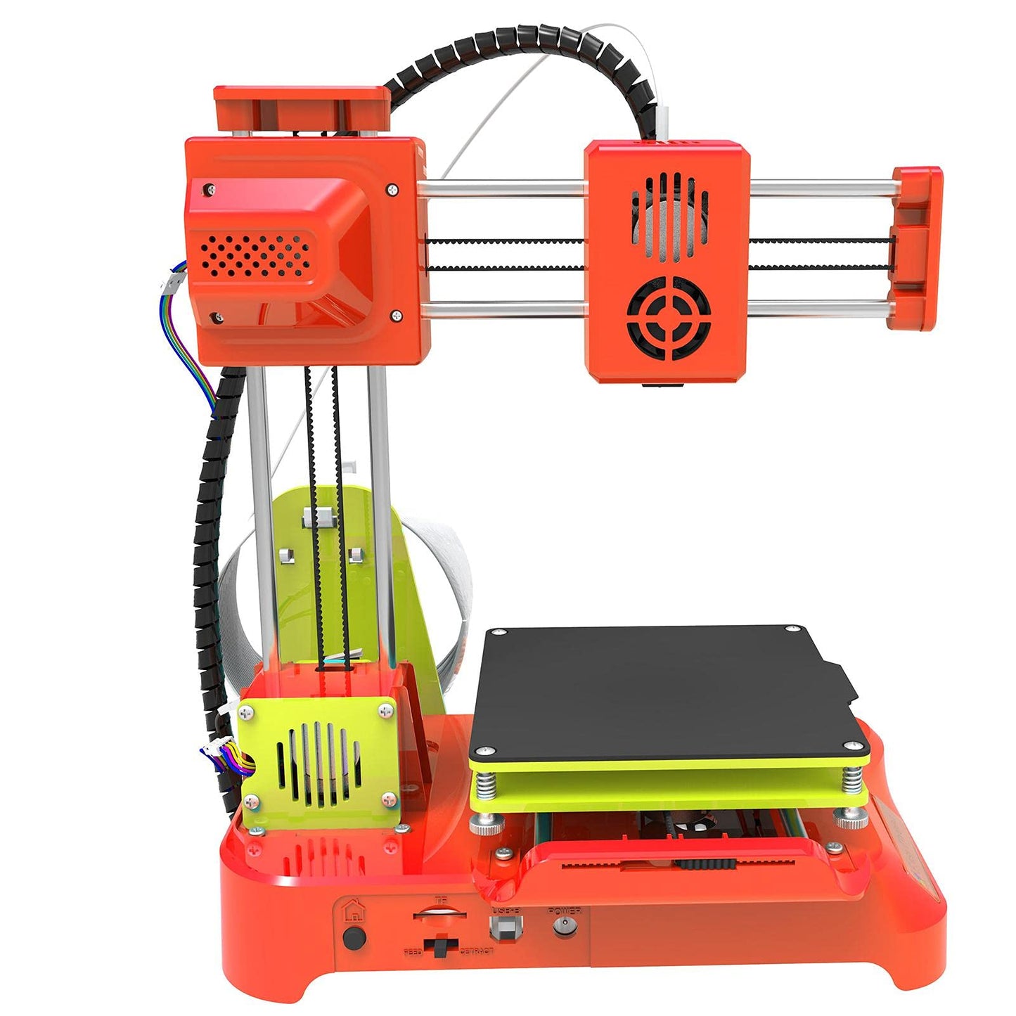 Roberee Mini 3D Printer, K7 Desktop Mini 3D Printer High-Precision Smart Printing Machine for Kids Ages 8, 10-12, 12-14 Teens Beginners Kids Student Educatio Free Filaments Print Size 100x100 - WoodArtSupply